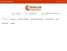 Tablet Screenshot of ozselcuknakliyat.com